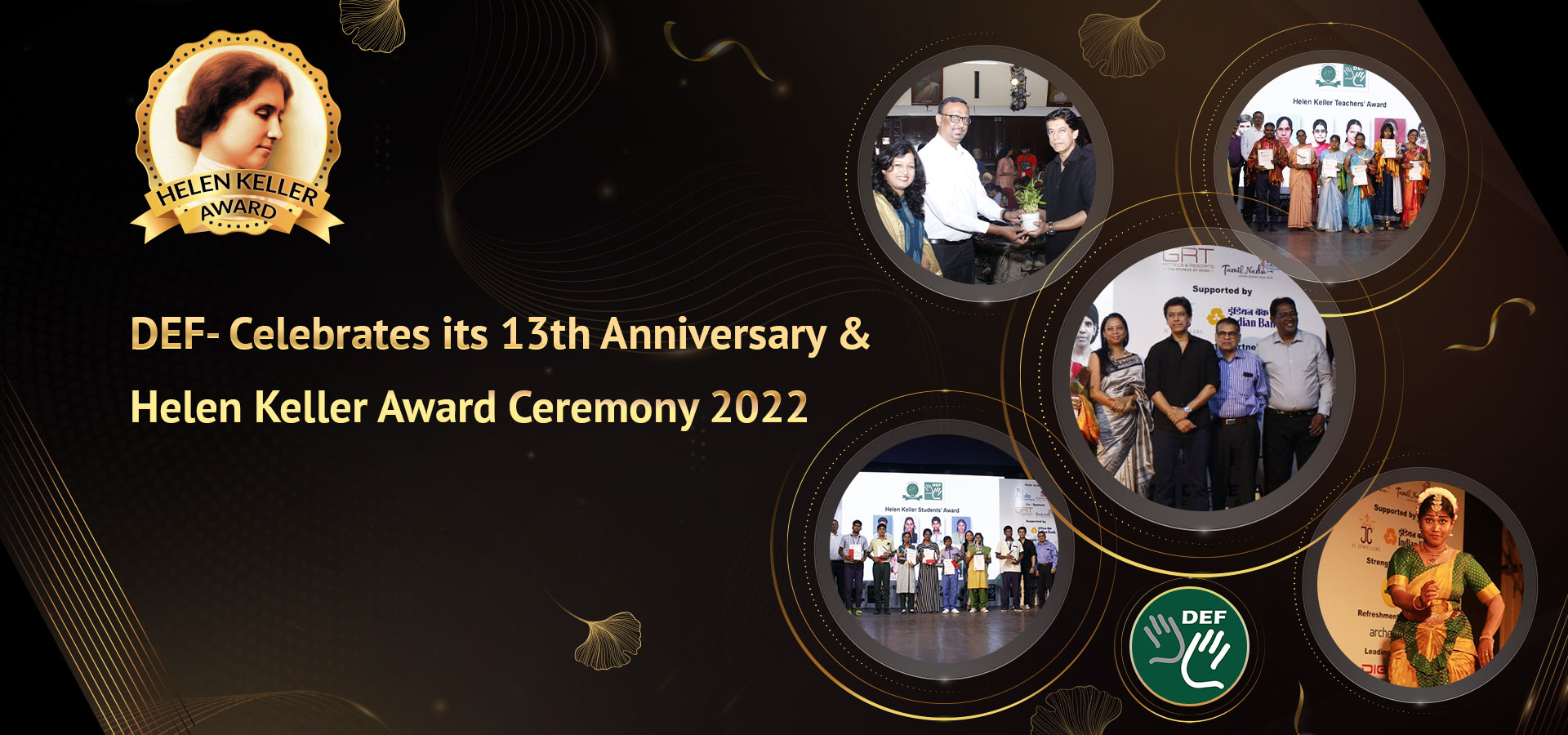 DEF- Celebrates its 13th Anniversary & Helen Keller Award Ceremony 2022